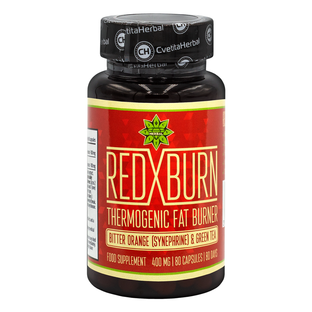 Estratto di Arancia Amara e Tè Verde – Red X Burn (80 capsule x 400 mg)