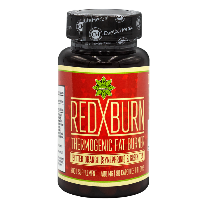 Estratto di Arancia Amara e Tè Verde – Red X Burn (80 capsule x 400 mg)
