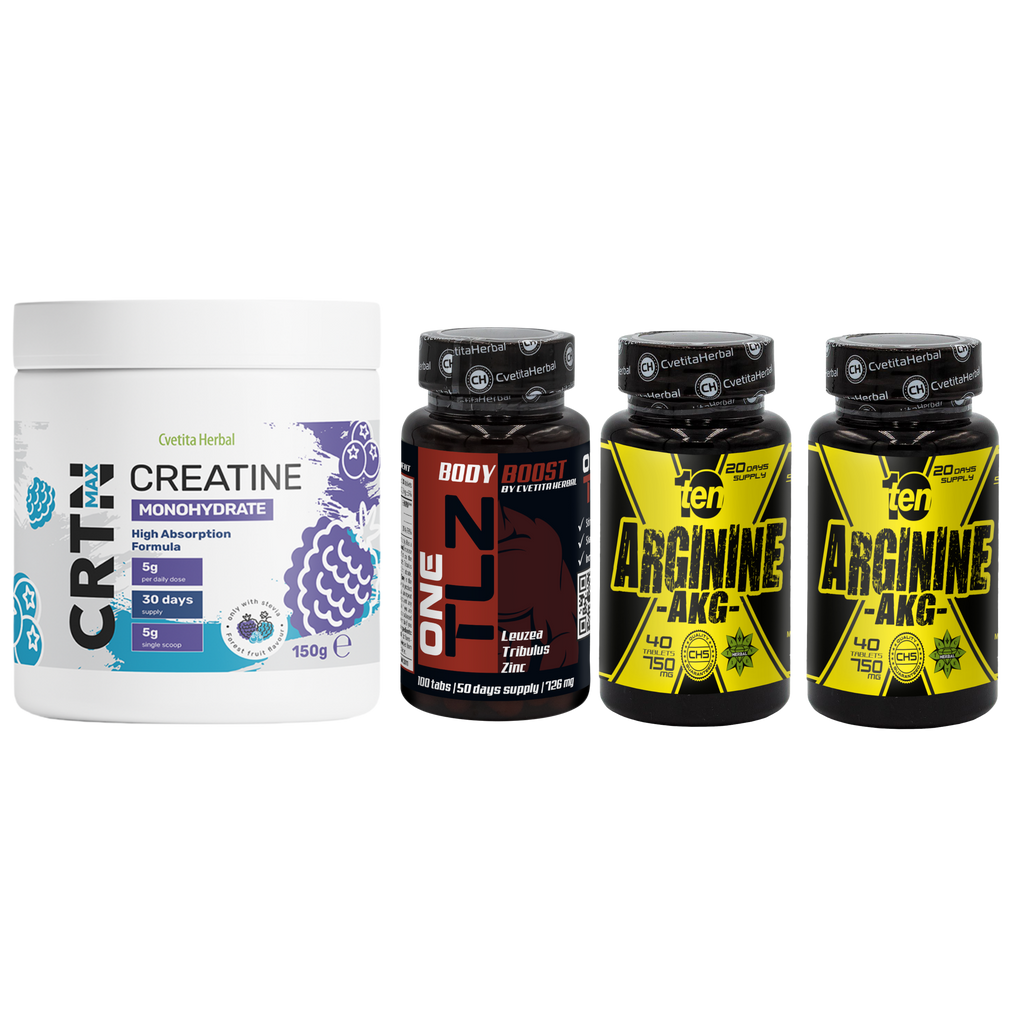 PACCHETTO COMBO: TLZ + ARGININE + CRTN MAX