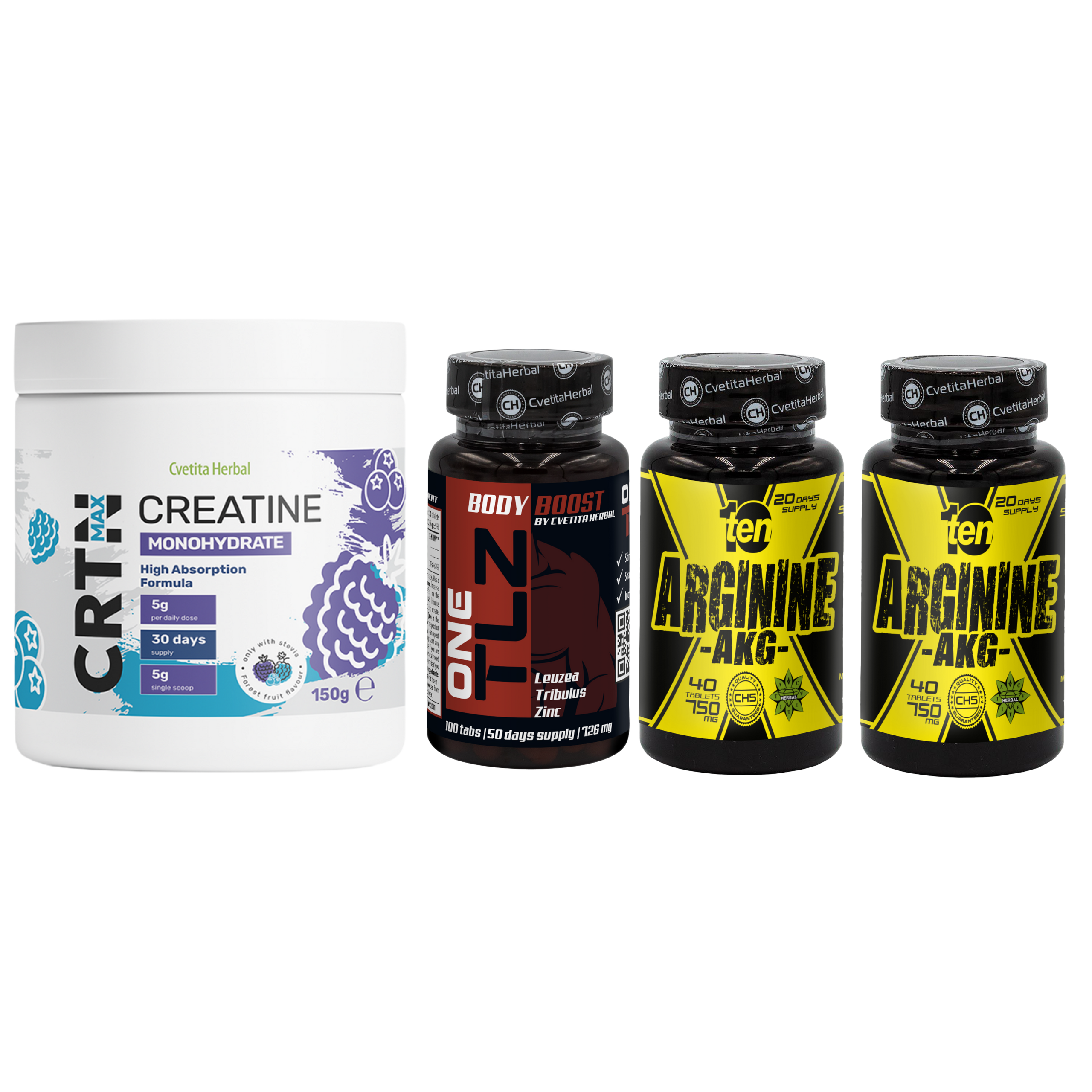 PACCHETTO COMBO: TLZ + ARGININE + CRTN MAX