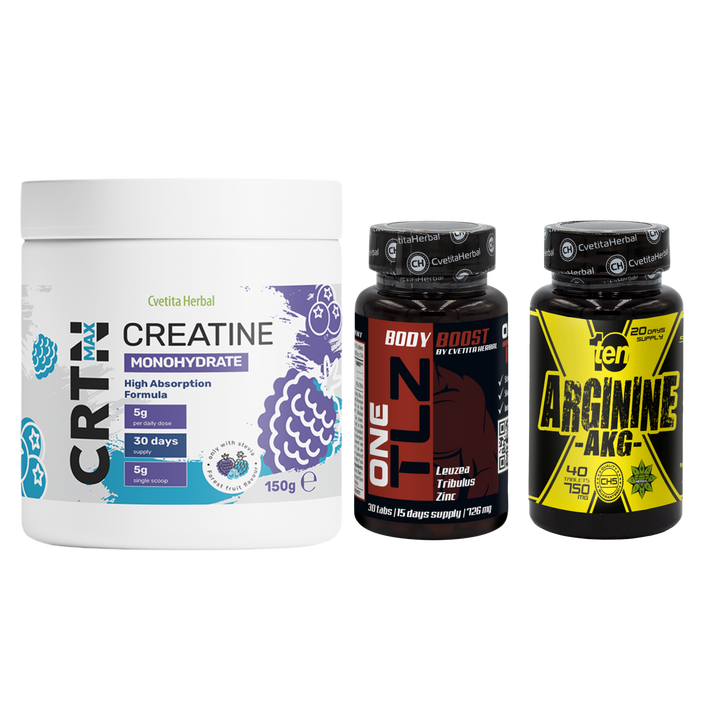 PACCHETTO COMBO: TLZ + ARGININE + CRTN MAX