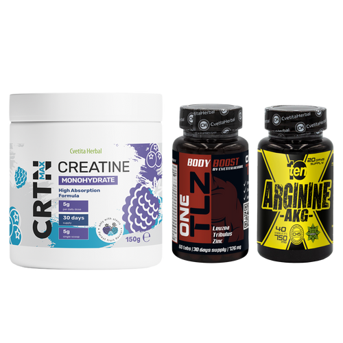 PACCHETTO COMBO: TLZ + ARGININE + CRTN MAX