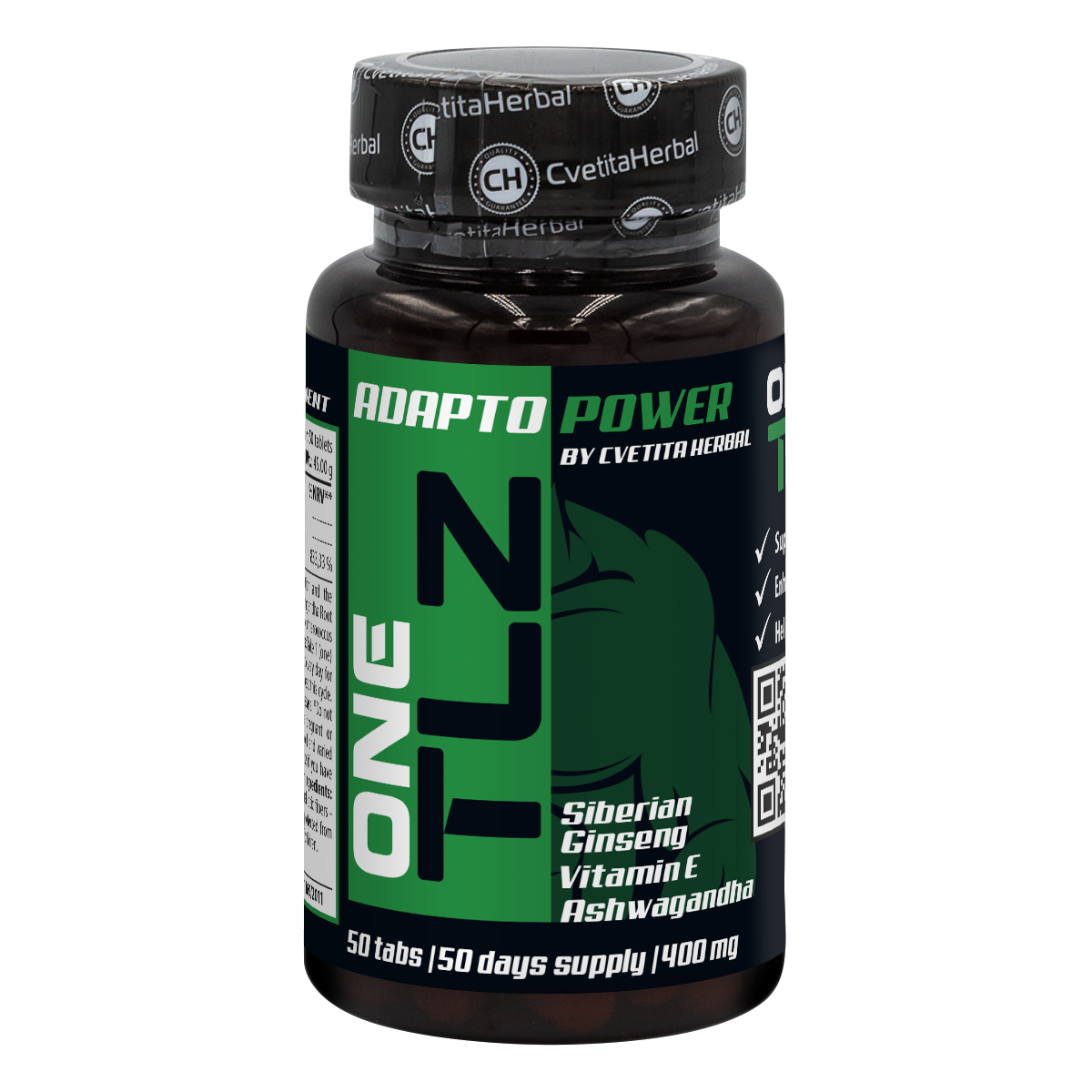 TLZ Adapto Power - Ginseng Siberiano, Ashwagandha, Vitamina E (50 compresse)