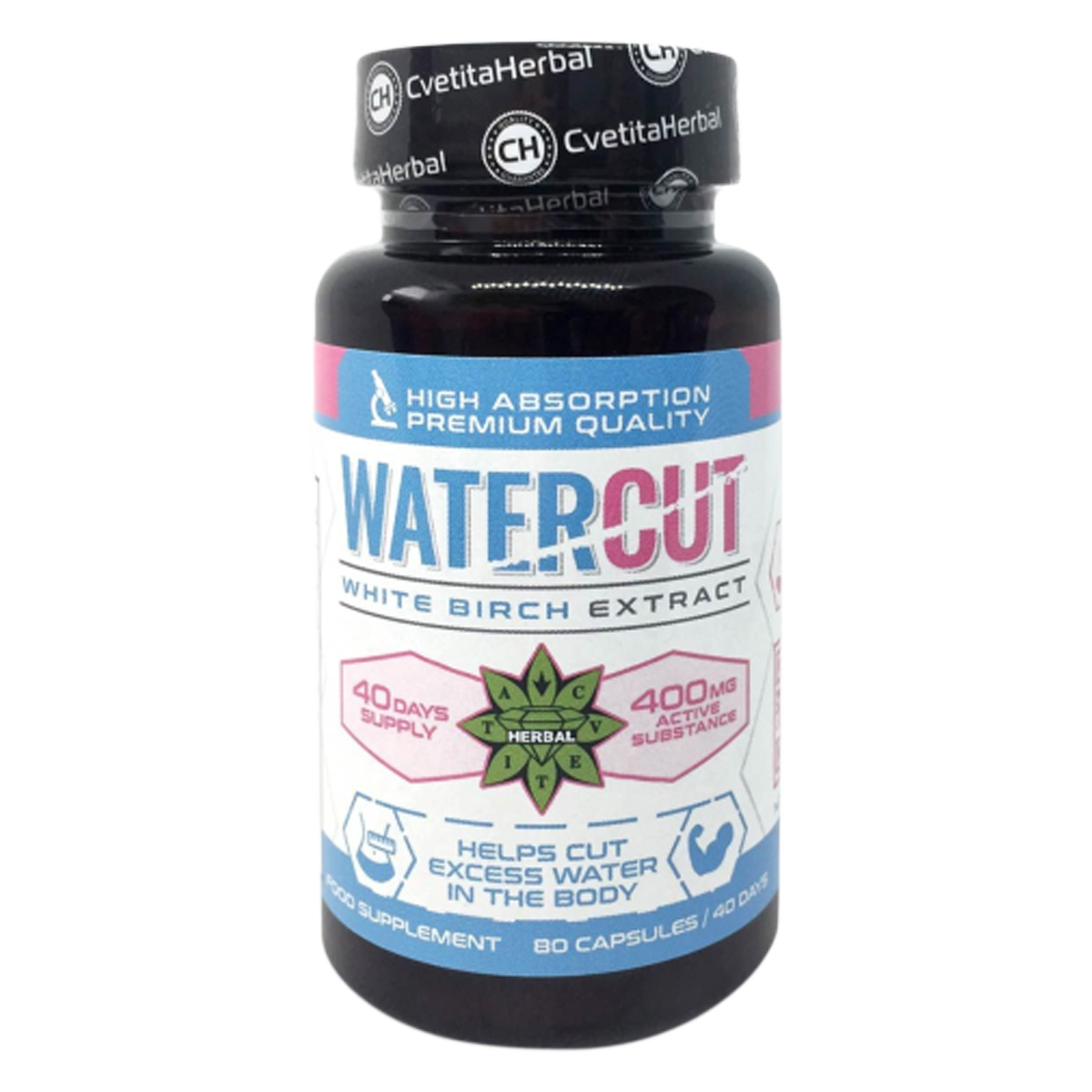 PACCHETTO COMBINATO: Tè Verde con Cacao 100ml + Water Cut (Estratto di Betulla Bianca) 80 capsule