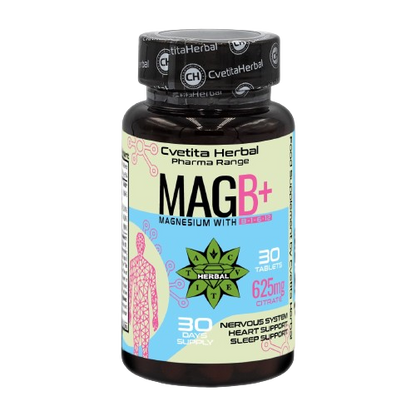Magnesio con Complesso di Vitamina B - B1, B6, B12 (30 compresse)