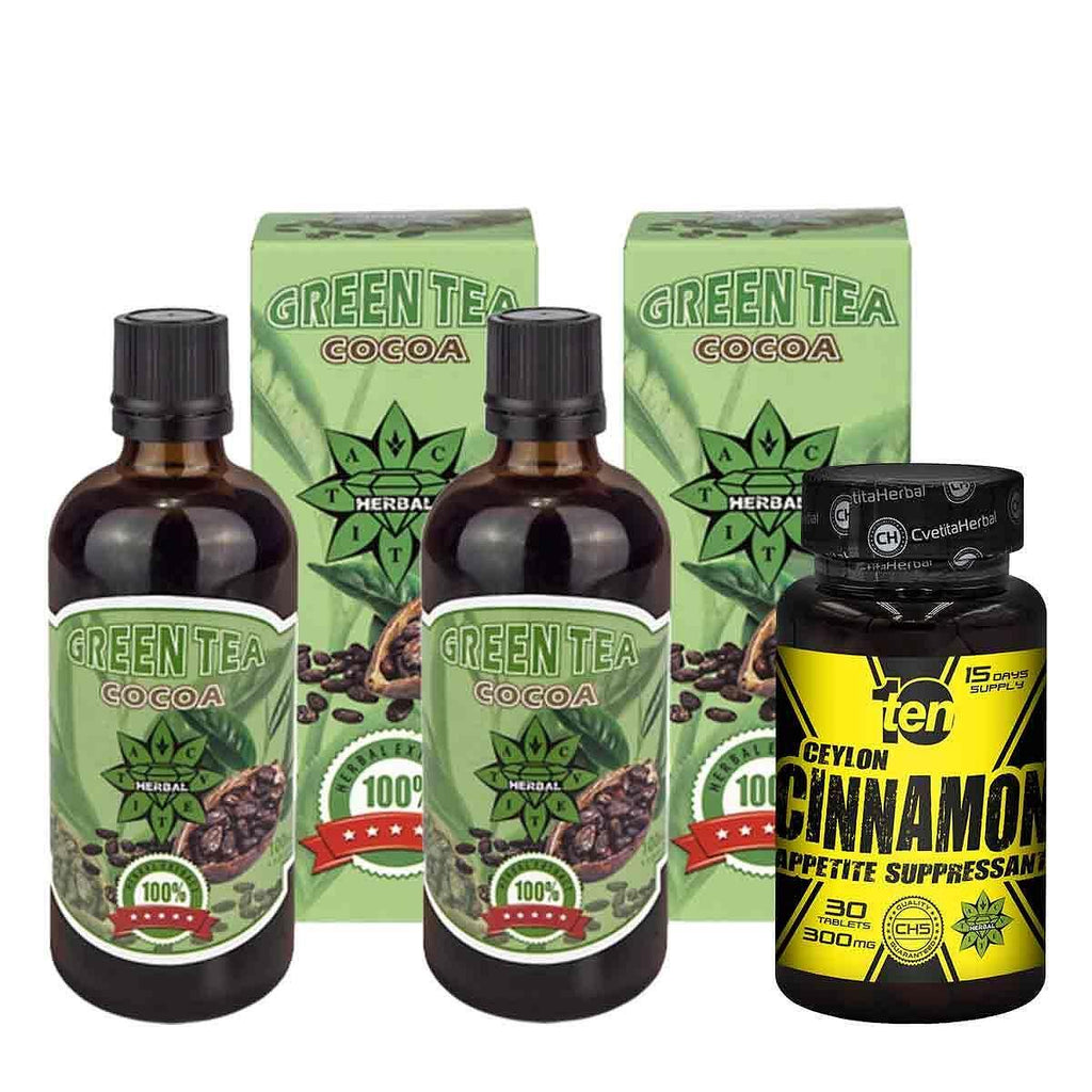 Tè Verde + Cacao - Tè Verde con Cacao 2 pezzi + Regalo Ten/10 Cannella